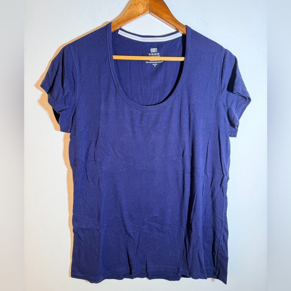Faded Glory Deep Blue Short Sleeve Tee
